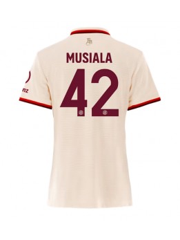 Bayern Munich Jamal Musiala #42 Ausweichtrikot für Frauen 2024-25 Kurzarm